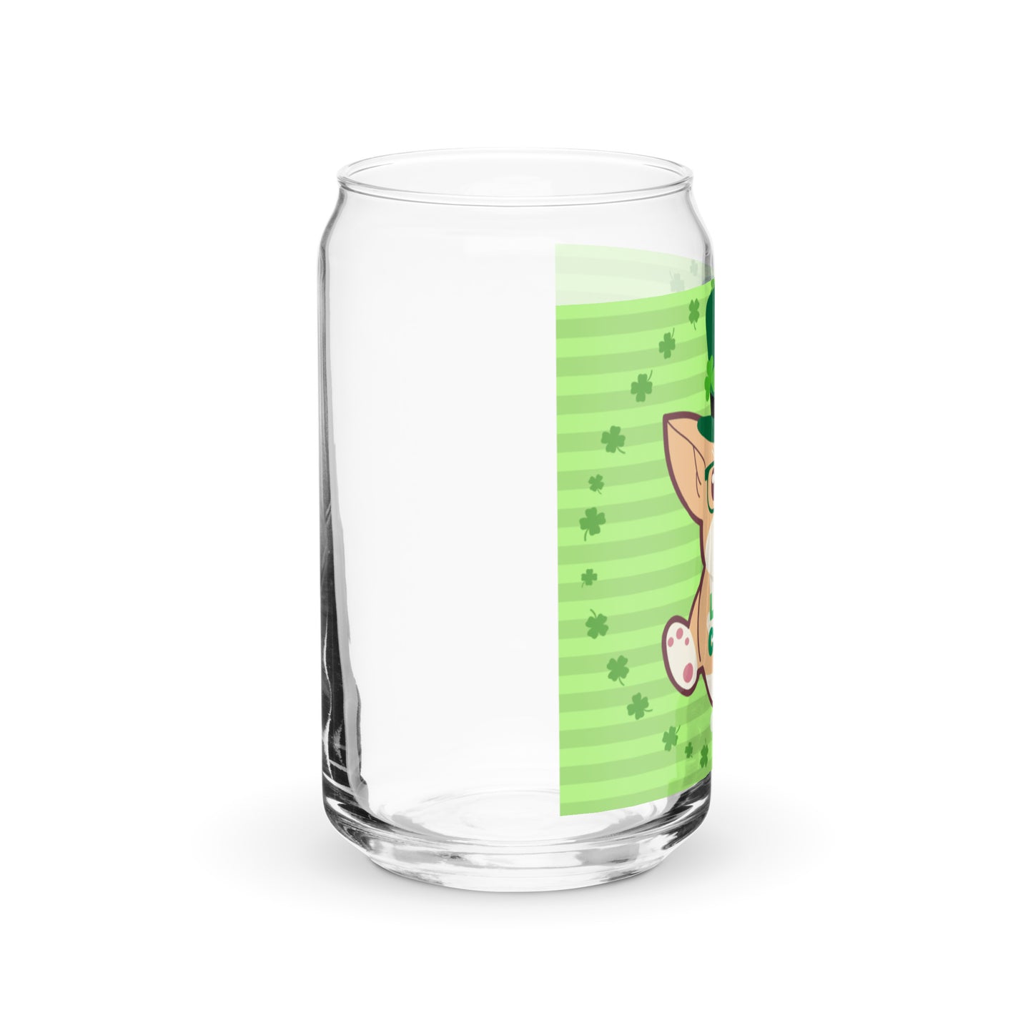 Lucky Charm Dog Can-shaped glass